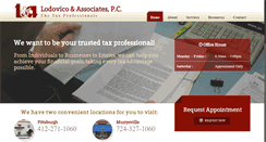 Desktop Screenshot of lodovicotaxpros.com